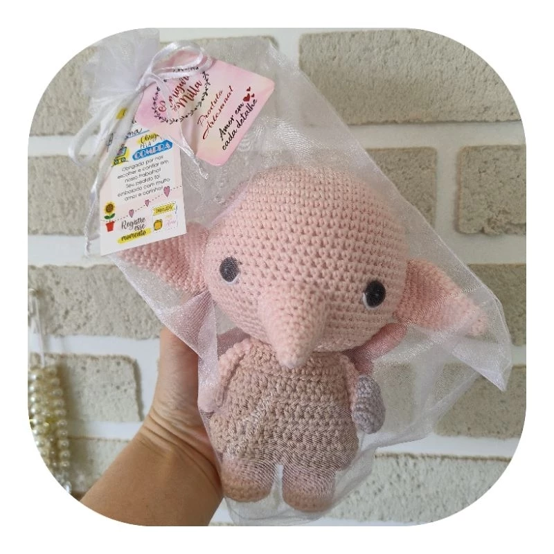 Foto 2 de Elfo Dobby Saga Harry Potter Amigurumi