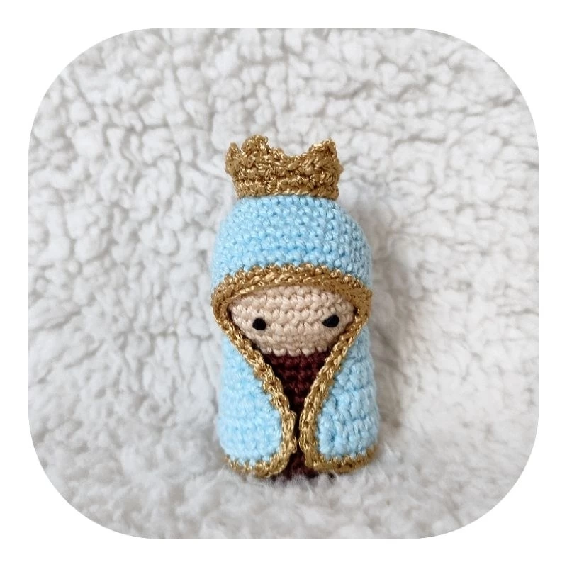 Mini Nossa Senhora Aparecida Amigurumi