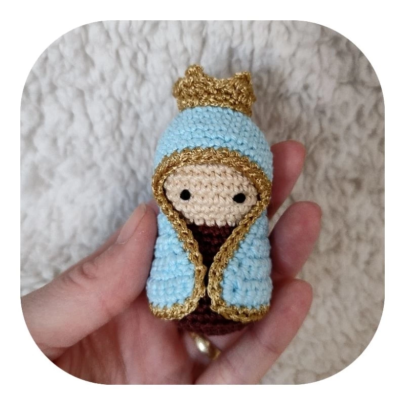 Foto 2 de Mini Nossa Senhora Aparecida Amigurumi