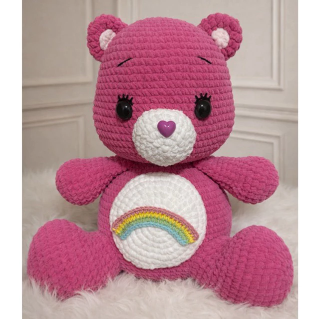 Ursinho Carinhoso Amigurumi Chenille