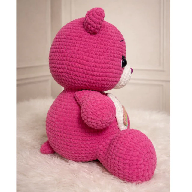 Foto 2 de Ursinho Carinhoso Amigurumi Chenille