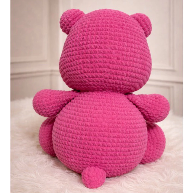 Foto 3 de Ursinho Carinhoso Amigurumi Chenille