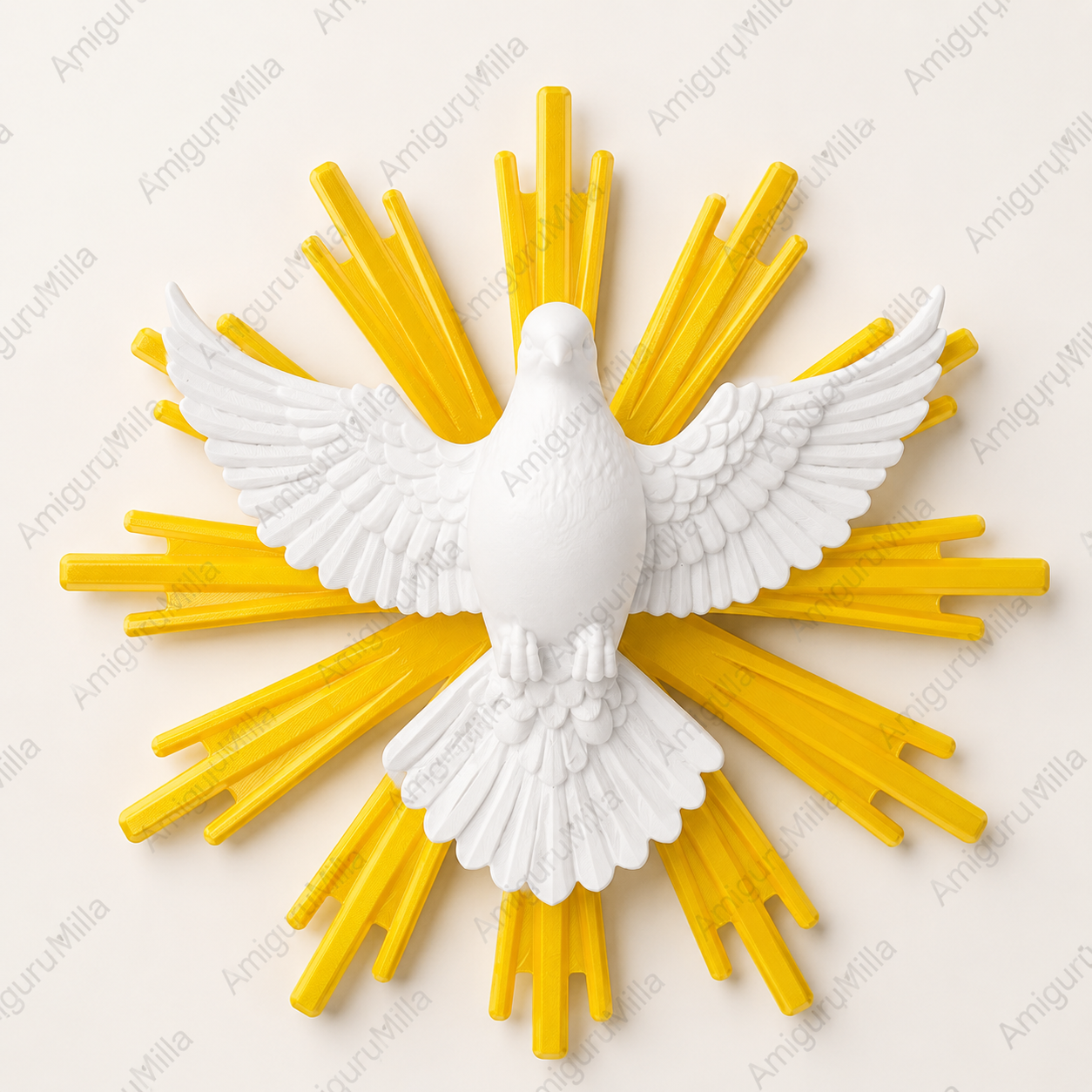 Divino Espírito Santo Decorativo em Impressão 3D