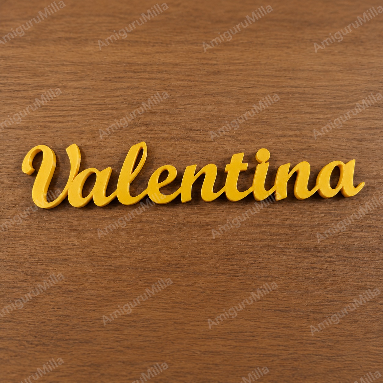 Nome Personalizado em Impressão 3D - Valentina