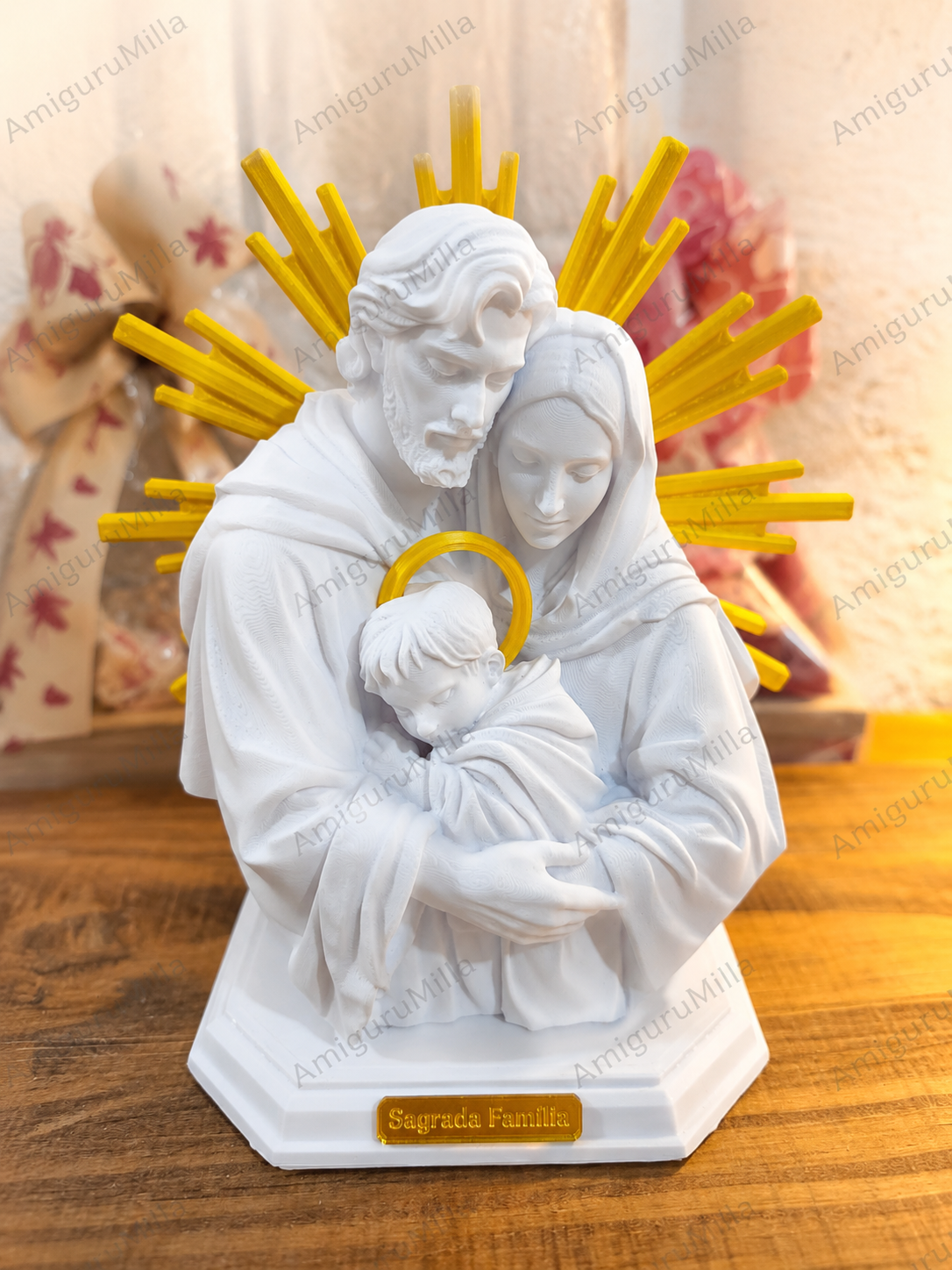 Sagrada Família Decorativa em Impressão 3D